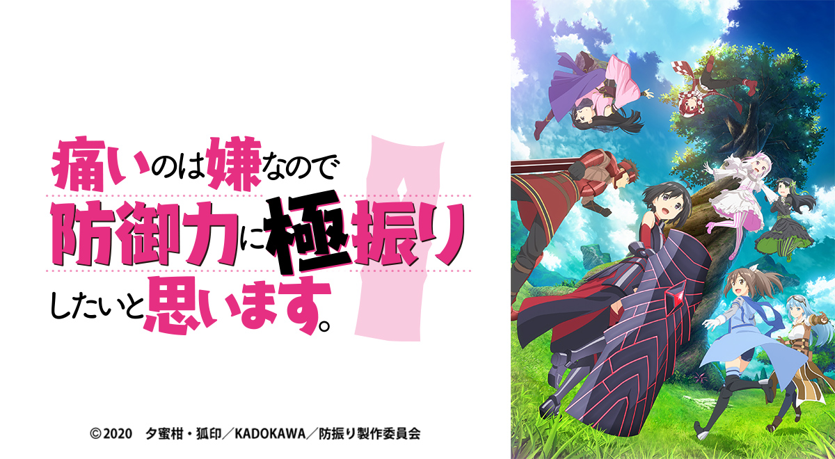痛いのは嫌なので防御力に極振りしたいと思います。｜アニメ