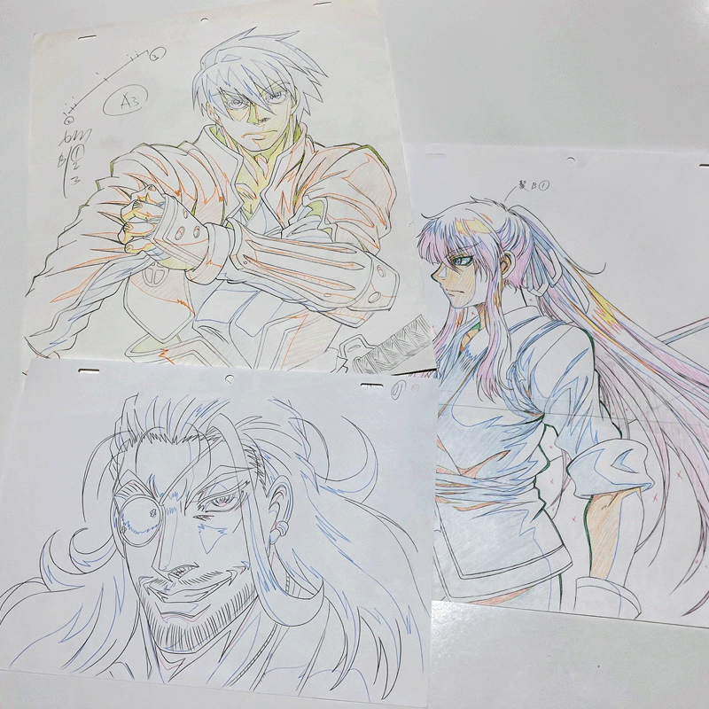購入特典②：アニメ『DRIFTERS』原画