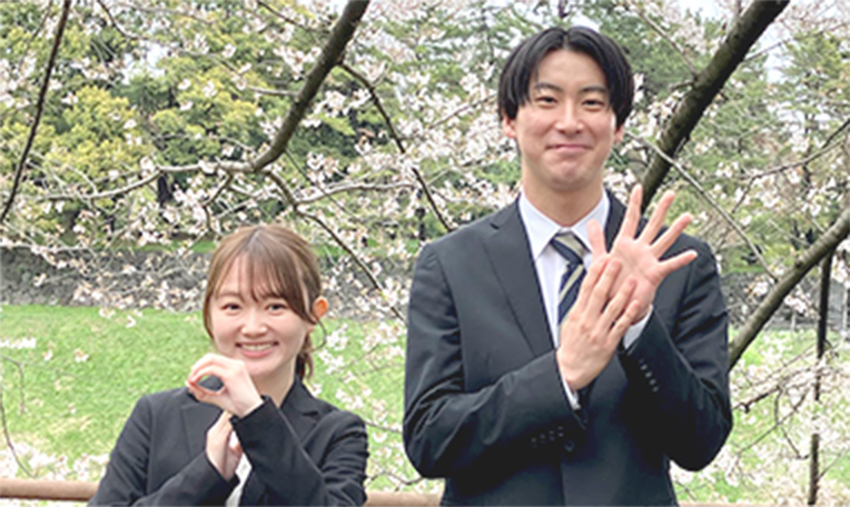 ほやほや先輩＠入社式