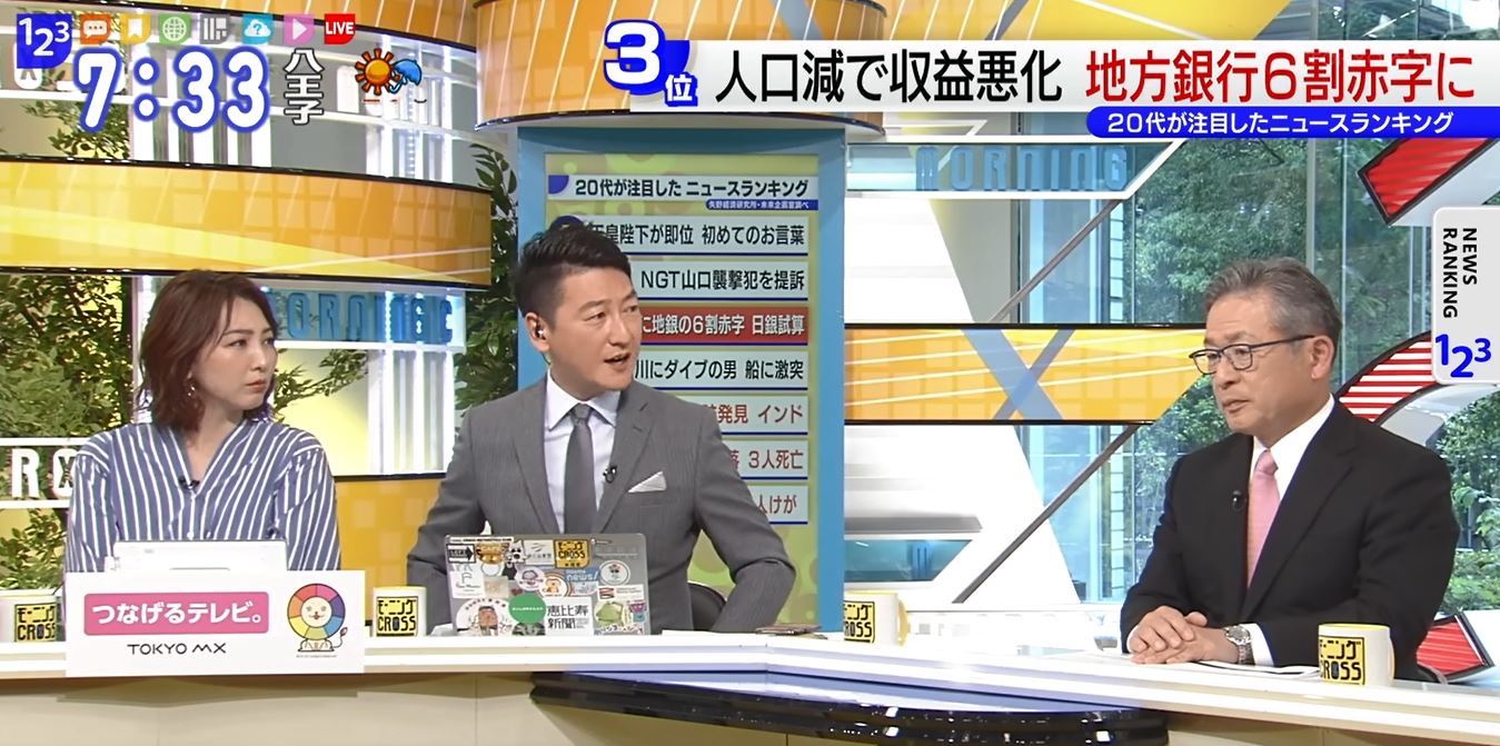 6割の地銀が赤字に 統合しかない 元銀行マンが提言 Tokyo Mx プラス
