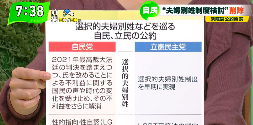 選択的夫婦別姓 自民党と立憲民主党の公約の違いは Tokyo Mx プラス
