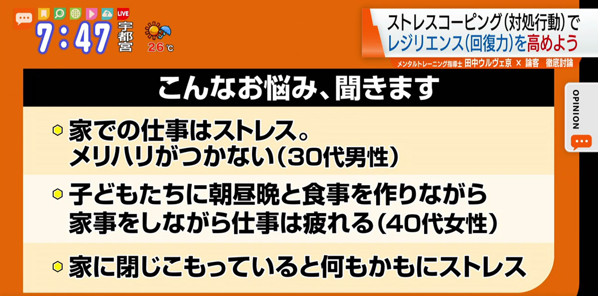 コロナ禍の今こそ必要なレジリエンス 回復力 の高め方と 適当力 Tokyo Mx プラス