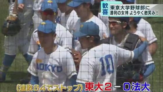 64連敗中 東京大学野球部 勝利の女神が遂に Tokyo Mx プラス