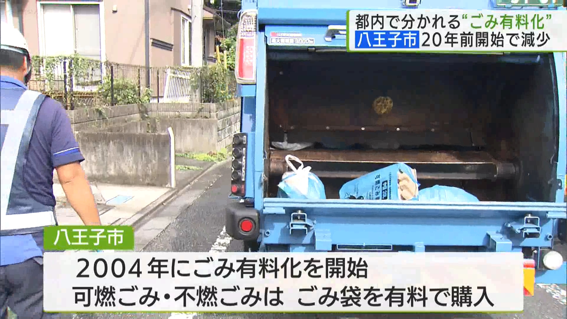 東京23区の「ごみの最終処分場」が満杯となる可能性が出てくるまでの期間は、あと50年といわれています。東京都はごみの減量化や有効利用で処分場が利用できる期間はさらに延びるとしていますが、いつかは限界が来てしまう“ごみ問題”への対策は急務となっています。一方、多摩地域ではさらに切迫した状況でしたが、その危機を脱しようとしています。それが「ごみ回収の有料化」です。20年前に有料化を始めた八王子市を取材しました。