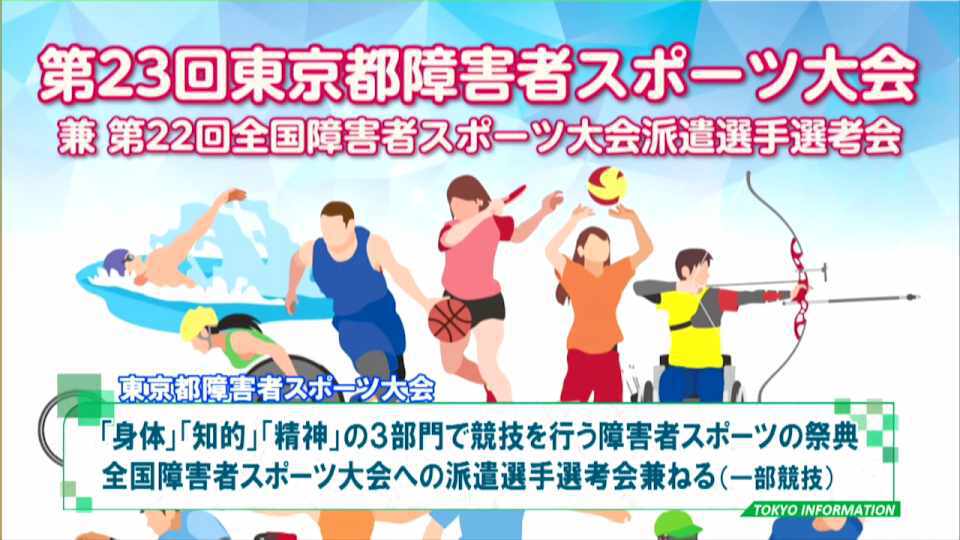 「身体」「知的」「精神」の3つの部門で競う  東京都障害者スポーツ大会開催