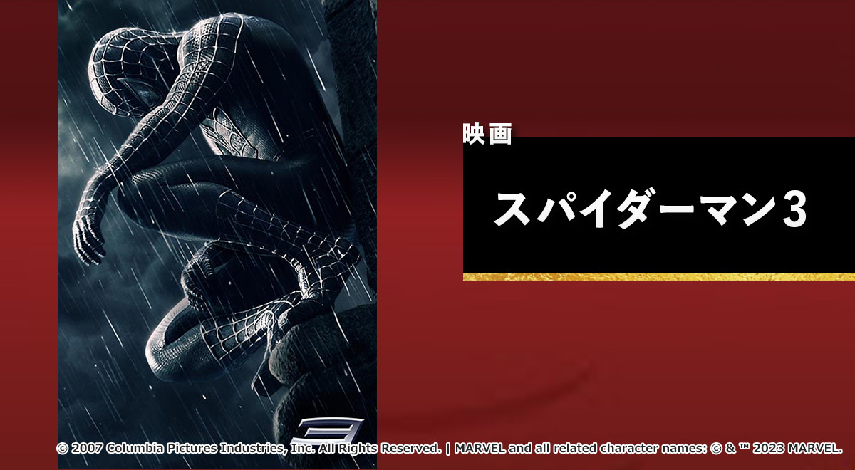 TOKYO MX（地上波9ch）では新春特別番組として、映画『スパイダーマン3』を2024年1月1日（月・祝）10:00から放送します。