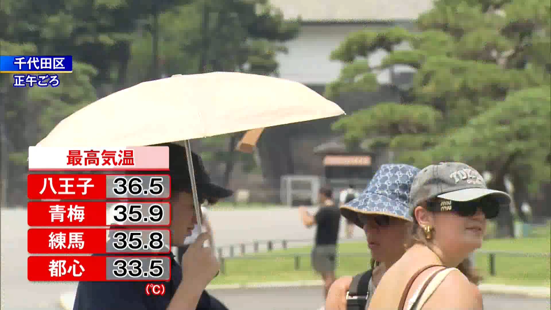 7月が始まりました。東京都内は1日も朝から気温が上がり、八王子や青梅など4地点で最高気温が35℃を超える猛暑日となりました。