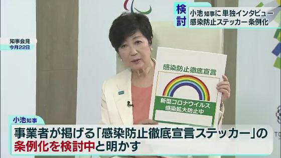 　TOKYO MXは今後の新型コロナウイルス対策について、東京都の小池知事に単独インタビューを行いました。