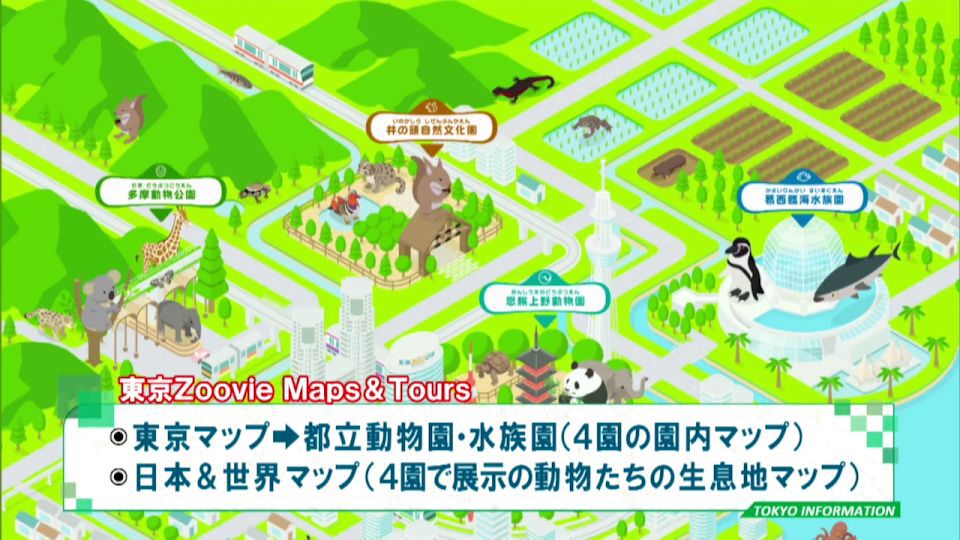 自宅にいながら動物園・水族園を360°探検! 「東京Zoovie Maps & Tours」