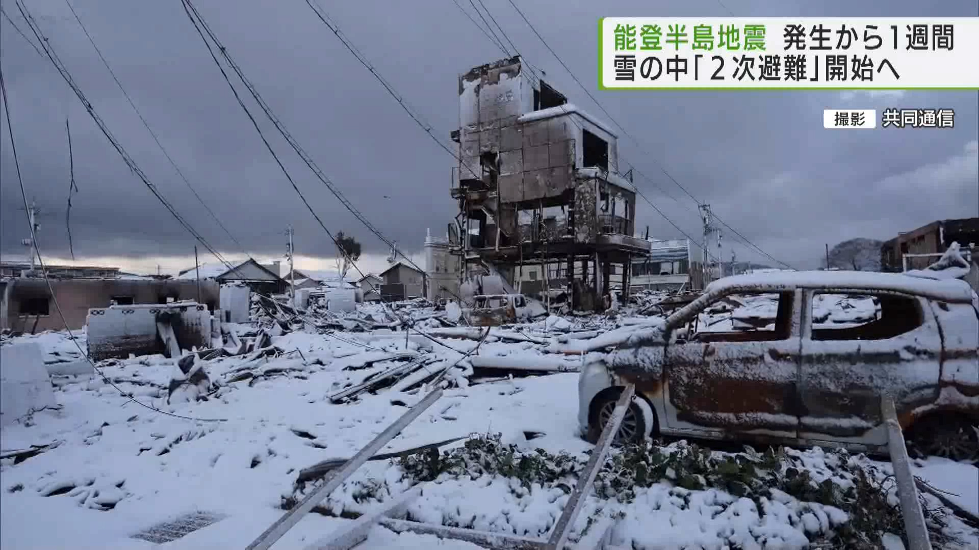 石川県の能登半島地震は1月8日で発生から1週間となり、県は被災者を県内外のホテルや旅館などに移す「2次避難」を本格化しています。