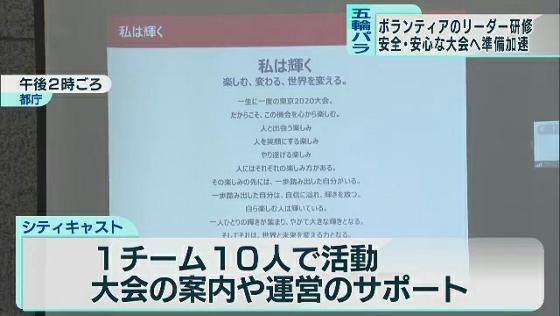 東京オリパラ ボランティアリーダー候補の研修会が開催