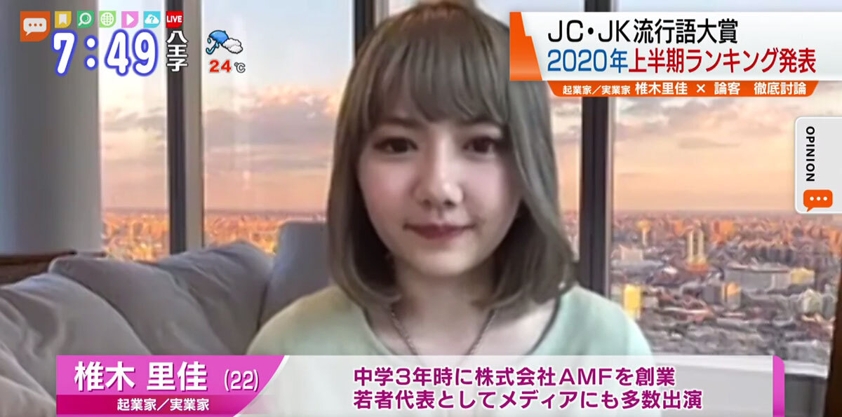 女子中高生のトレンド 2020年上半期 Jc Jk流行語大賞 Tokyo Mx プラス