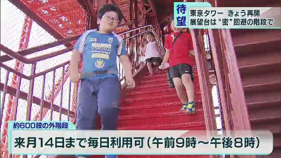 東京タワーが復活！　50日ぶりに営業再開