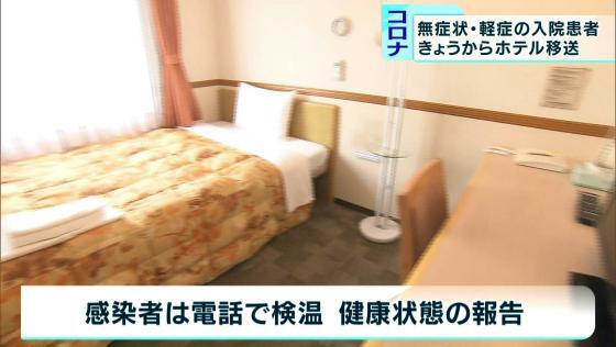 　東京都内の新型コロナウイルス感染者の急増による医療崩壊を防ぐため、東京都は無症状と軽症の感染者を入院先から東京都が借り入れた中央区のホテルに順次移し始めました。