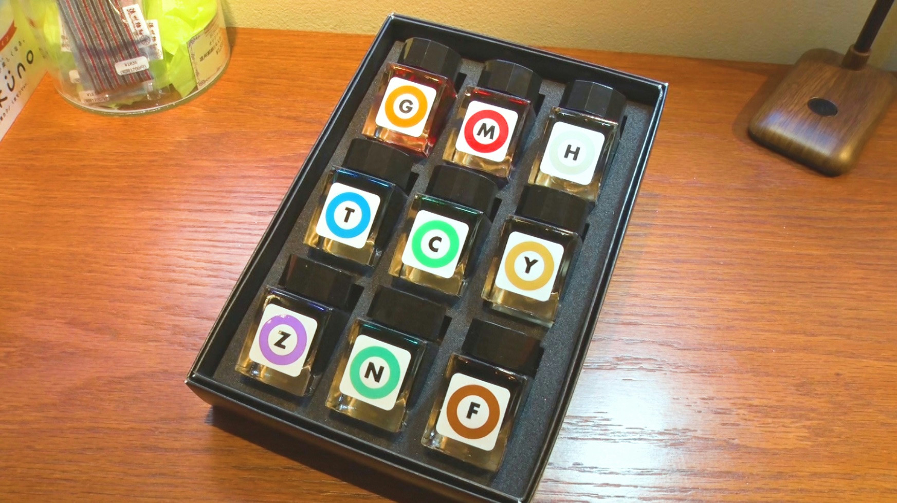 BUNGUBOX Japan TOKYO METRO カラーセット 光沢万年筆インク ディップ