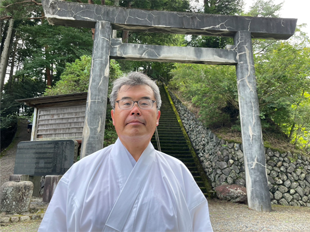 小河内神社 宮司　金丸義徳さん